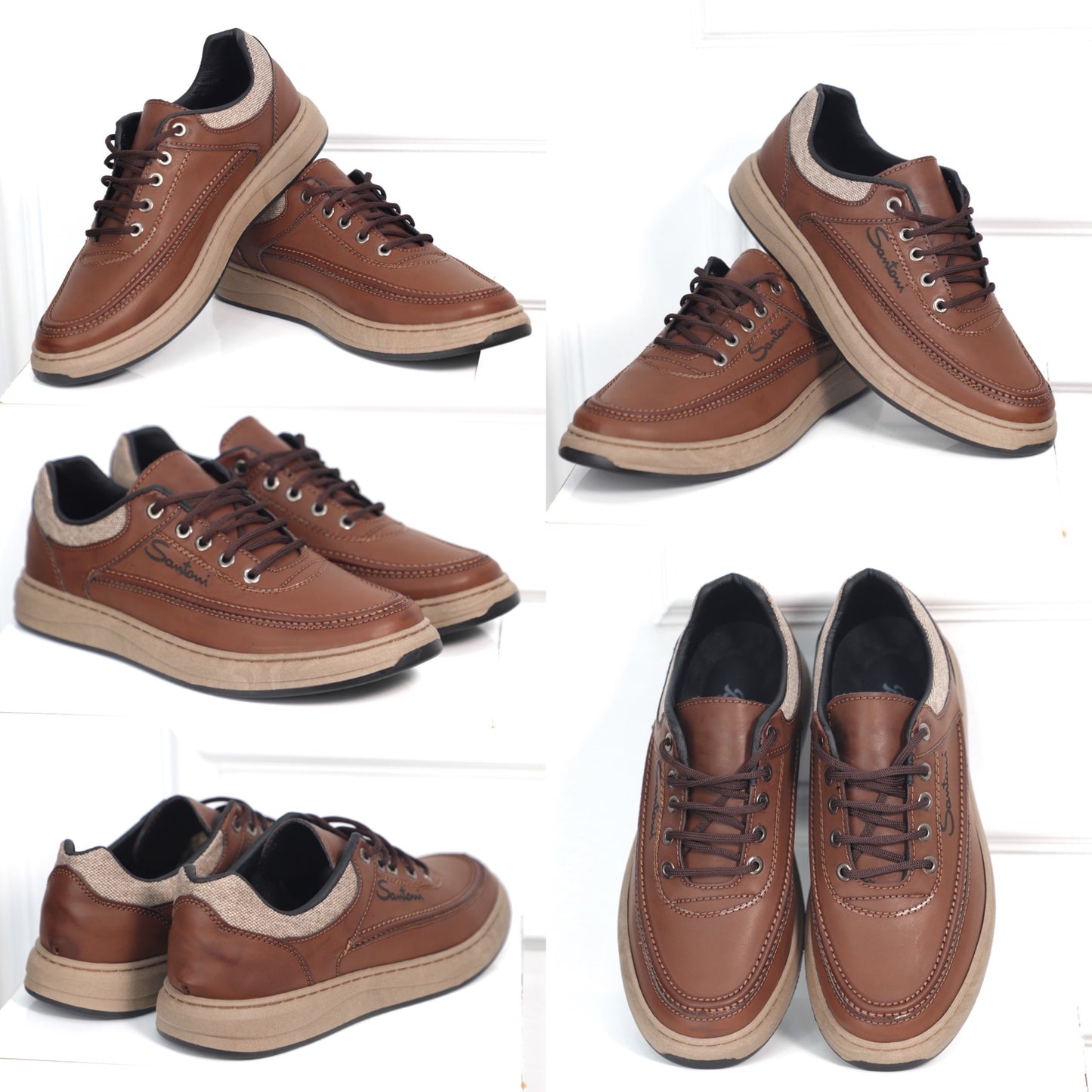 SANTONI BOSTON Classic Shoes For MEN
