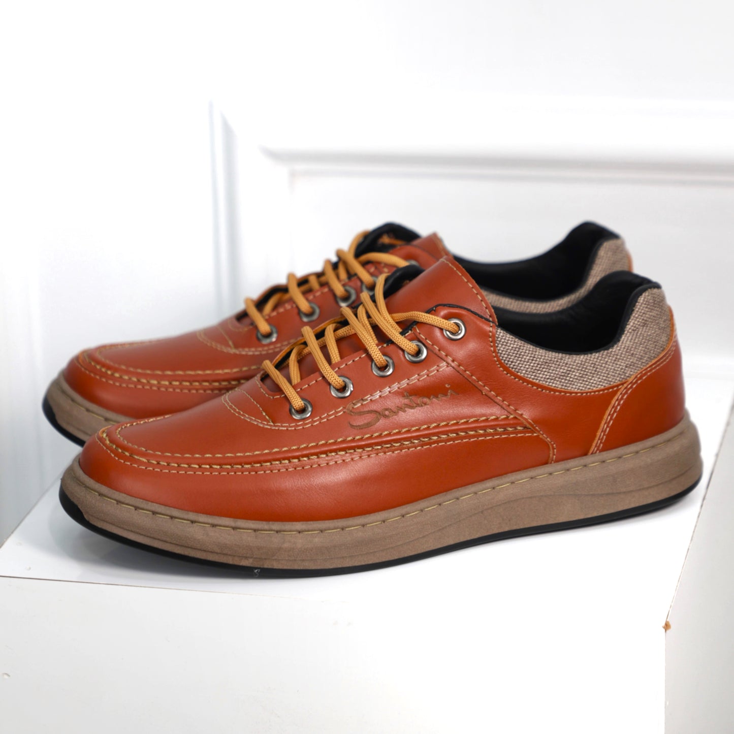 SANTONI BOSTON Classic Shoes For MEN